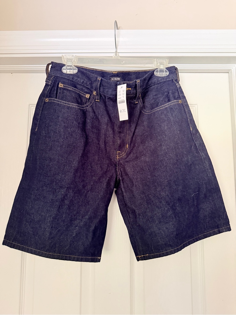 J. Crew Dark Indigo Denim Bermuda Shorts